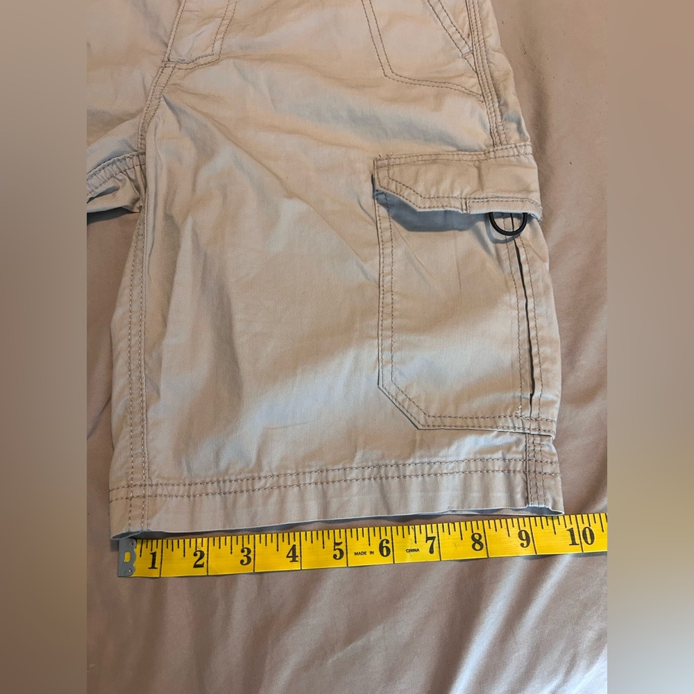 Lee Extreme Motion Cargo Utility 10” Inseam Mens Shorts Size 28 Velcro C - Picture 12 of 13